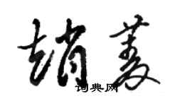 骆恒光赵菱草书个性签名怎么写