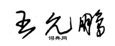 朱锡荣王允鹏草书个性签名怎么写