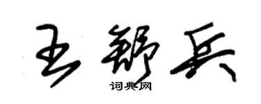 朱锡荣王舒兵草书个性签名怎么写