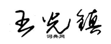 朱锡荣王光镇草书个性签名怎么写