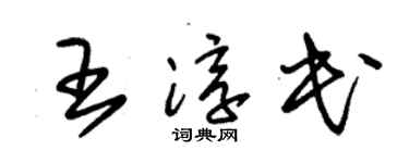 朱锡荣王淳民草书个性签名怎么写