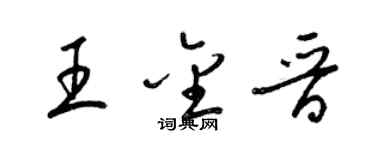 梁锦英王金晋草书个性签名怎么写