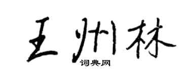 王正良王州林行书个性签名怎么写