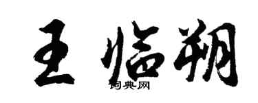 胡问遂王临朔行书个性签名怎么写