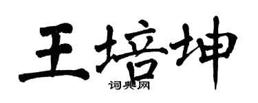 翁闿运王培坤楷书个性签名怎么写