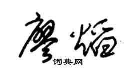 朱锡荣廖焰草书个性签名怎么写