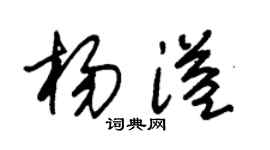 朱锡荣杨溢草书个性签名怎么写