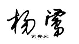 朱锡荣杨莺草书个性签名怎么写