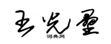 朱锡荣王光垒草书个性签名怎么写