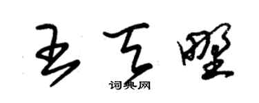 朱锡荣王天野草书个性签名怎么写