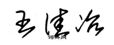 朱锡荣王佳冶草书个性签名怎么写