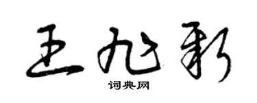 曾庆福王旭新草书个性签名怎么写