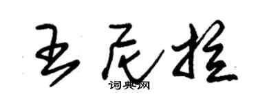 朱锡荣王尼拉草书个性签名怎么写