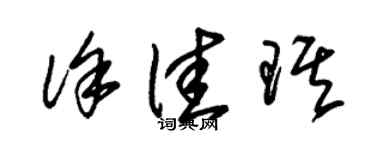 朱锡荣徐佳琪草书个性签名怎么写