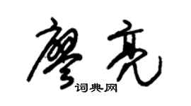 朱锡荣廖亮草书个性签名怎么写