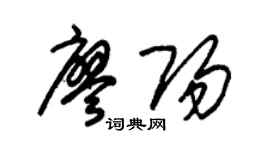 朱锡荣廖阳草书个性签名怎么写