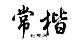 胡问遂常楷行书个性签名怎么写