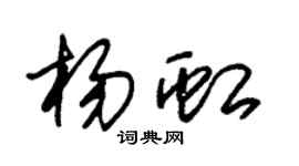 朱锡荣杨虹草书个性签名怎么写