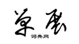 朱锡荣单展草书个性签名怎么写