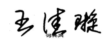 朱锡荣王佳璇草书个性签名怎么写