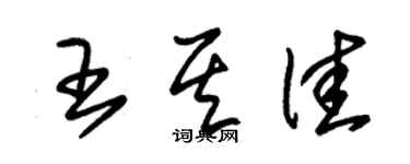 朱锡荣王其佳草书个性签名怎么写