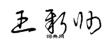 曾庆福王新帅草书个性签名怎么写