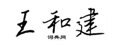 王正良王和建行书个性签名怎么写