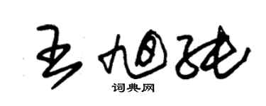 朱锡荣王旭纯草书个性签名怎么写