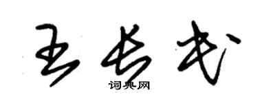 朱锡荣王长民草书个性签名怎么写