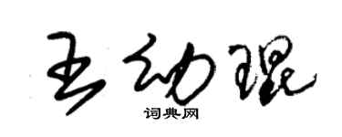 朱锡荣王幼琨草书个性签名怎么写