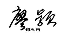 朱锡荣廖颖草书个性签名怎么写