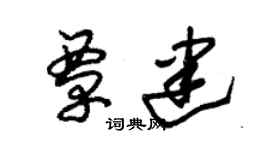 朱锡荣覃建草书个性签名怎么写