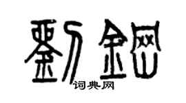 曾庆福刘钢篆书个性签名怎么写