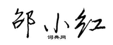 王正良邵小红行书个性签名怎么写