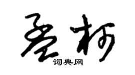 朱锡荣孟柯草书个性签名怎么写