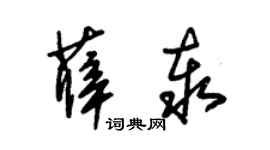 朱锡荣薛泰草书个性签名怎么写