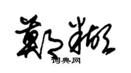 朱锡荣郑糊草书个性签名怎么写