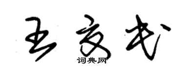 朱锡荣王夏民草书个性签名怎么写