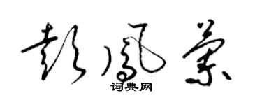 梁锦英彭凤兰草书个性签名怎么写