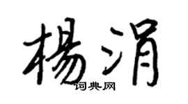 王正良杨涓行书个性签名怎么写