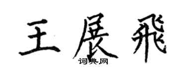 何伯昌王展飞楷书个性签名怎么写