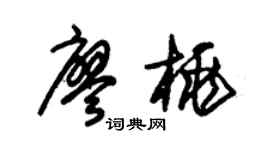 朱锡荣廖桃草书个性签名怎么写