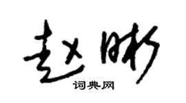 朱锡荣赵晰草书个性签名怎么写