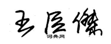 朱锡荣王臣杰草书个性签名怎么写