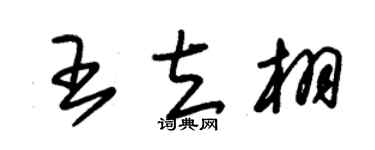 朱锡荣王立栩草书个性签名怎么写