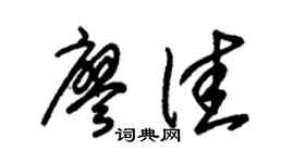 朱锡荣廖佳草书个性签名怎么写