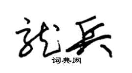 朱锡荣龙兵草书个性签名怎么写