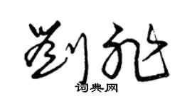 曾庆福刘非草书个性签名怎么写