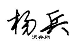 朱锡荣杨兵草书个性签名怎么写