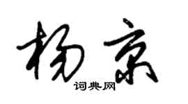 朱锡荣杨京草书个性签名怎么写